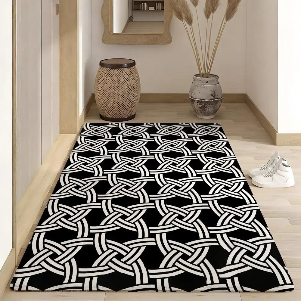 Nautical Rope Knot Flannel Rug