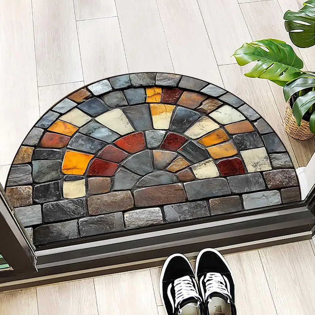Semicircle Welcome Door Mat