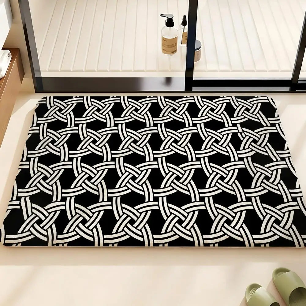 Nautical Rope Knot Flannel Rug