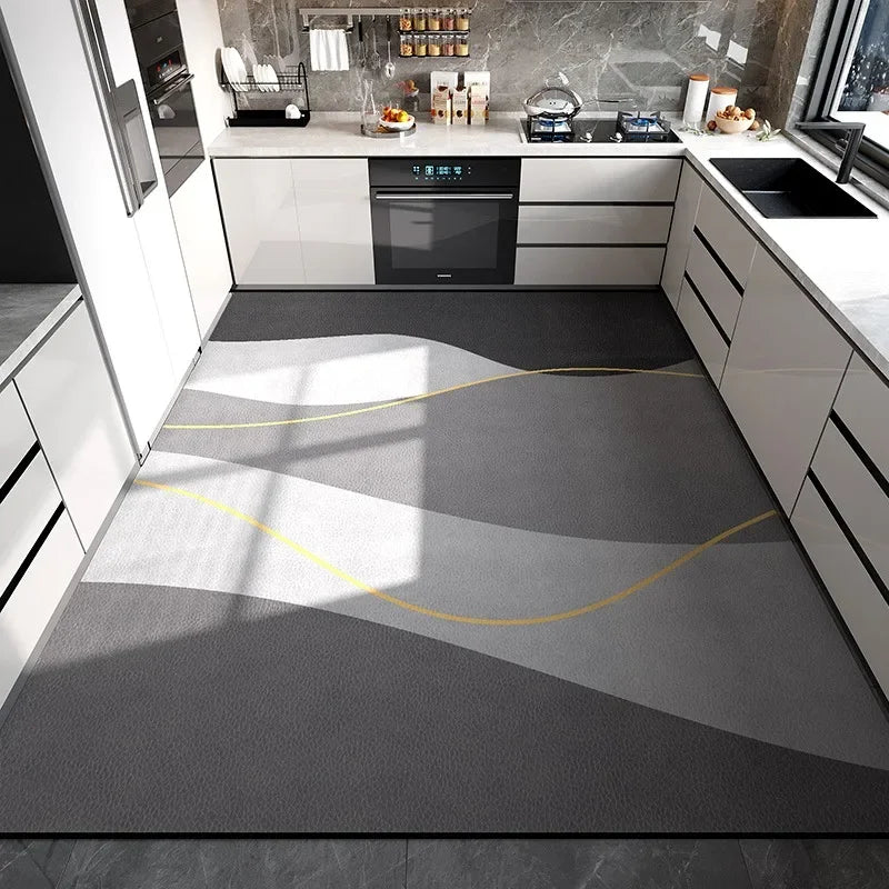 Geometric Kitchen Floor Mat