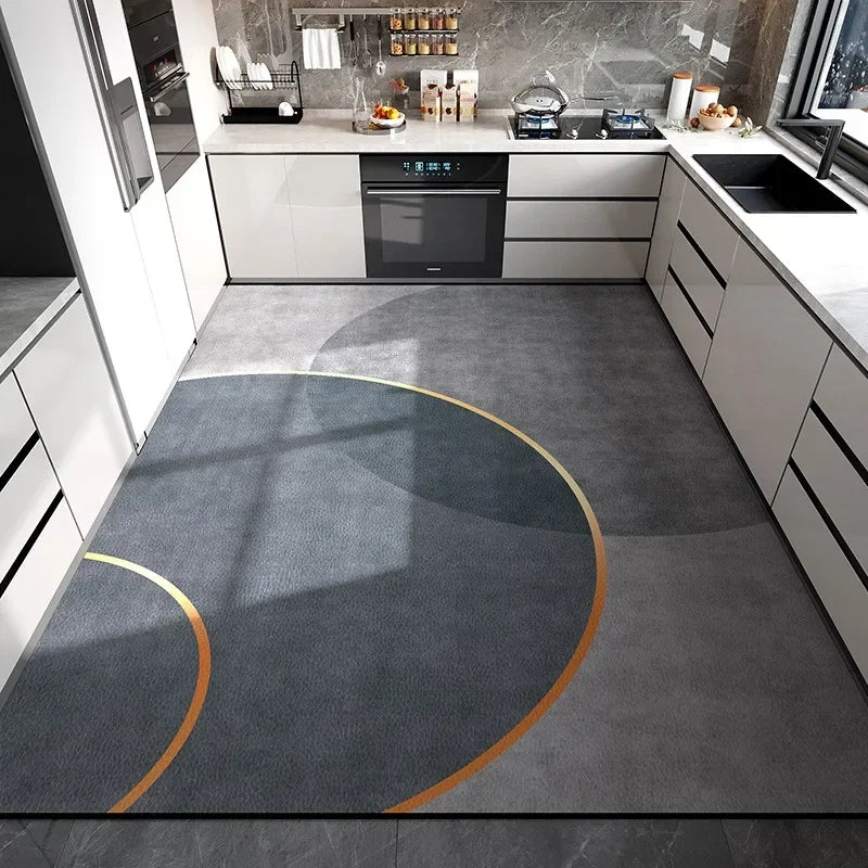 Geometric Kitchen Floor Mat