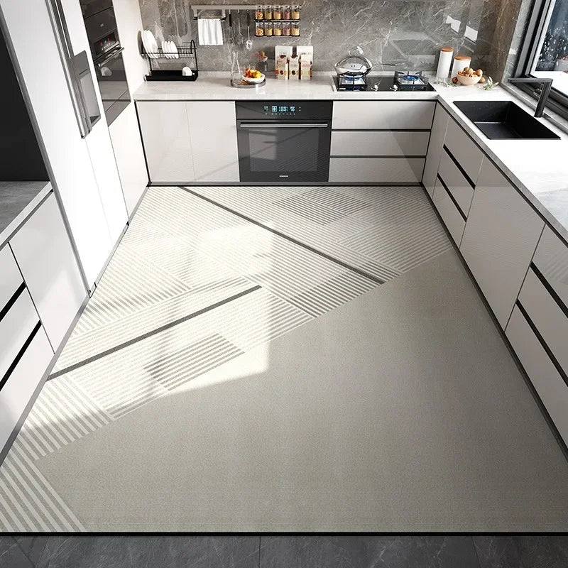 Geometric Kitchen Floor Mat