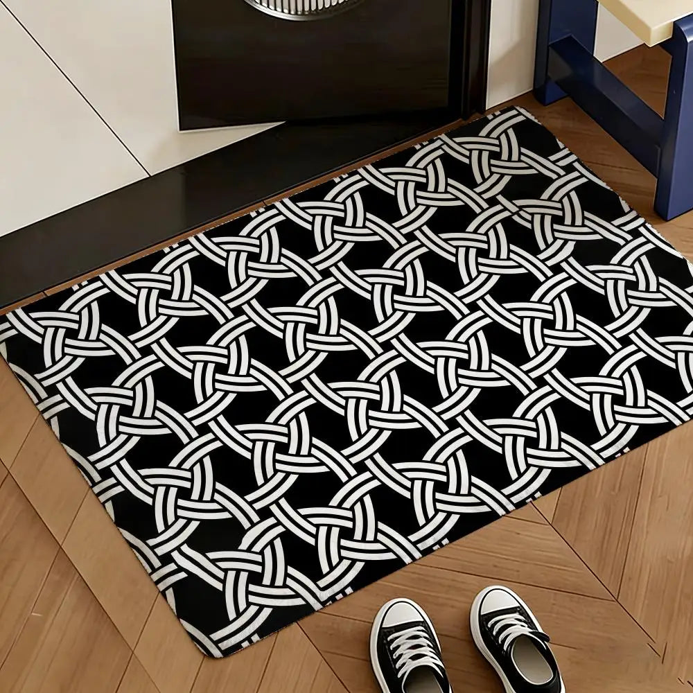 Nautical Rope Knot Flannel Rug