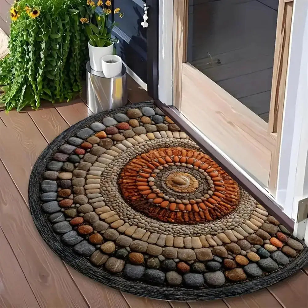 Semicircle Welcome Door Mat