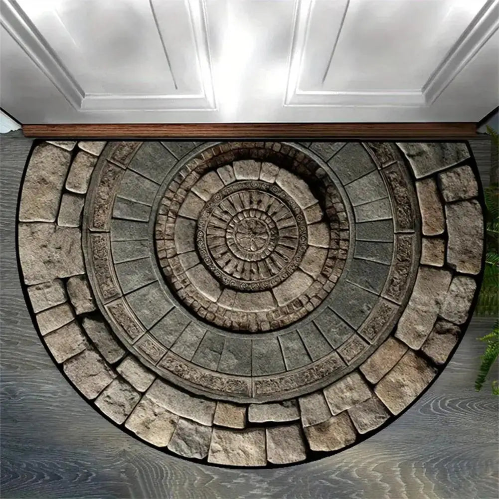 Semicircle Welcome Door Mat