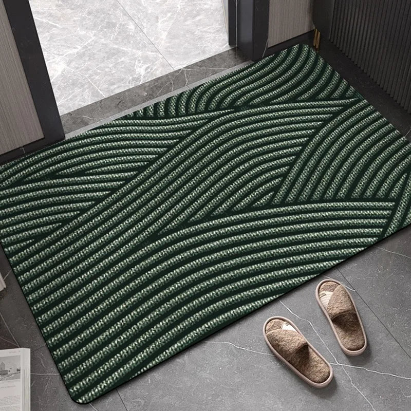 Geometric Stripe Door Mat