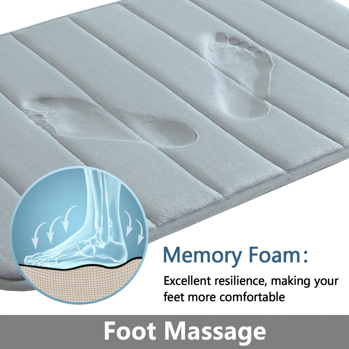 Memory Foam Bath Rug Set