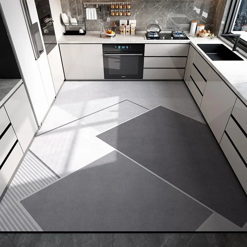 Geometric Kitchen Floor Mat