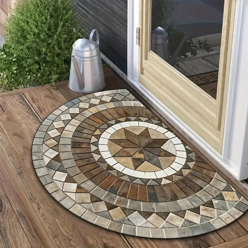 Semicircle Welcome Door Mat