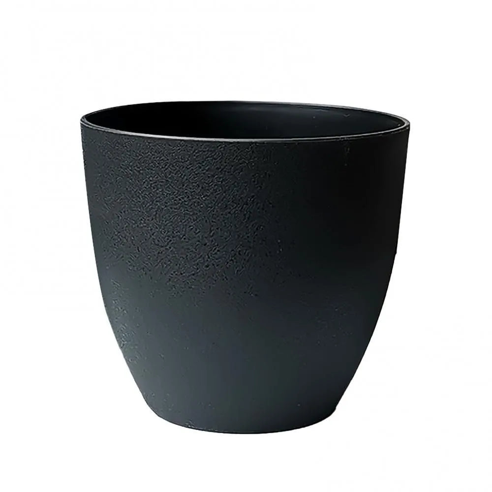Frosted Stone-Look Flower Pot