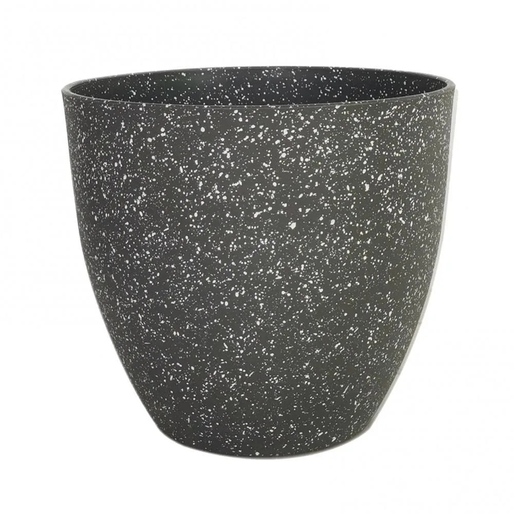 Frosted Stone-Look Flower Pot