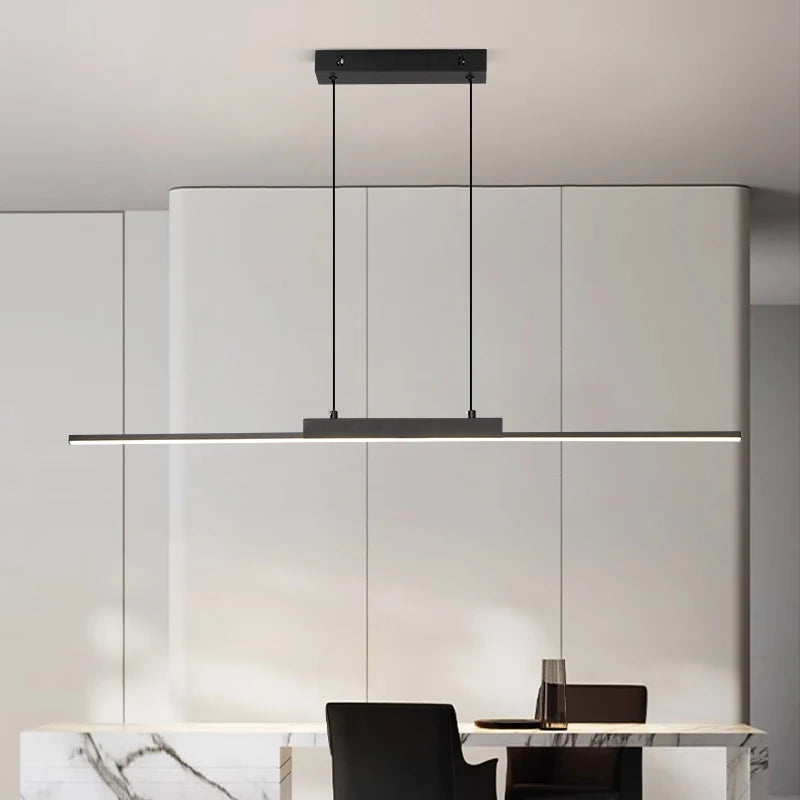 Pendant Lights Modern Simple Dining Room Lights for Kitchen Long Chandelier Living Room Pendant Lamp Home Decoration Lighting