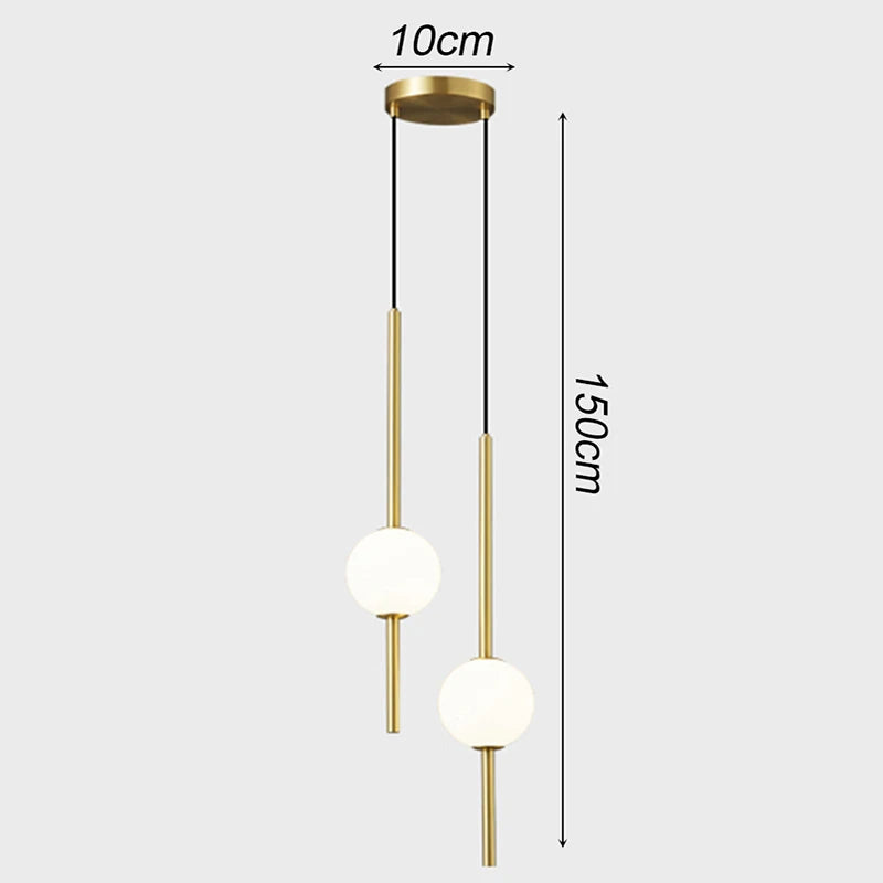 1Pc Modern Home Decor LED Lights Bedroom Lamp Bedside Pendant Light Lamps LED Chandeliers Hanging Light Indoor Lighting