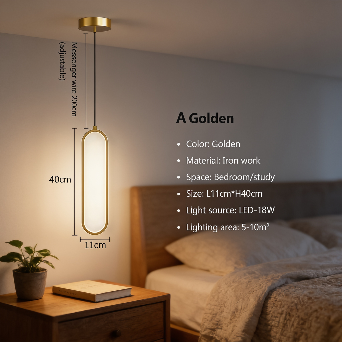 Nordic Aluminum LED Pendant Light