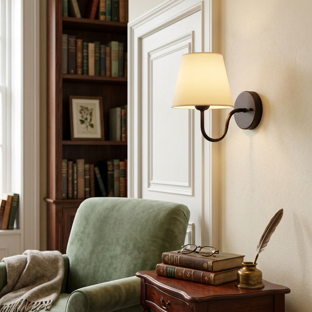 Retro Fabric Wall Sconce