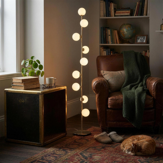 Magic Beans Glass Ball Floor Lamp