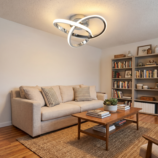 Silver Clover LED Ceiling Light
