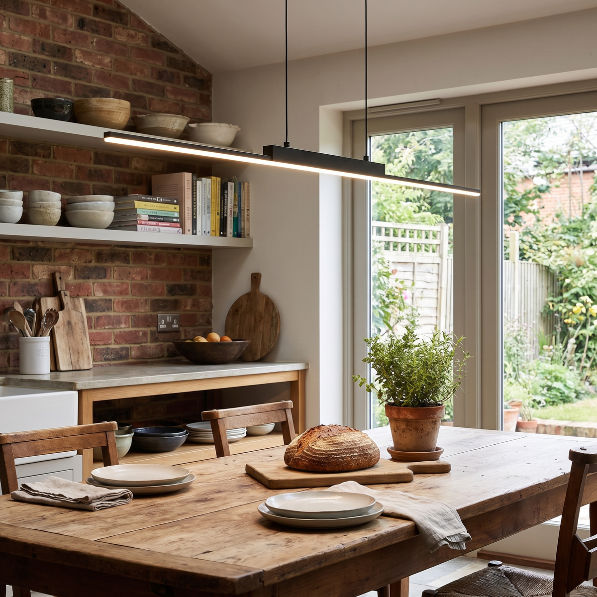 Long Linear LED Pendant Light