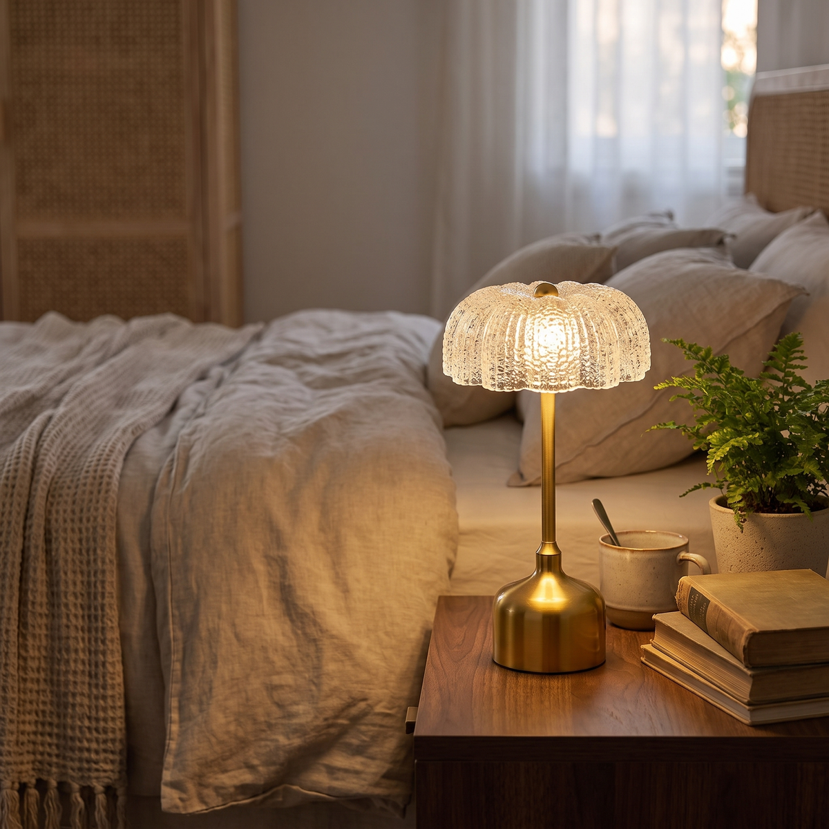 Crystal Rechargeable Table Lamp