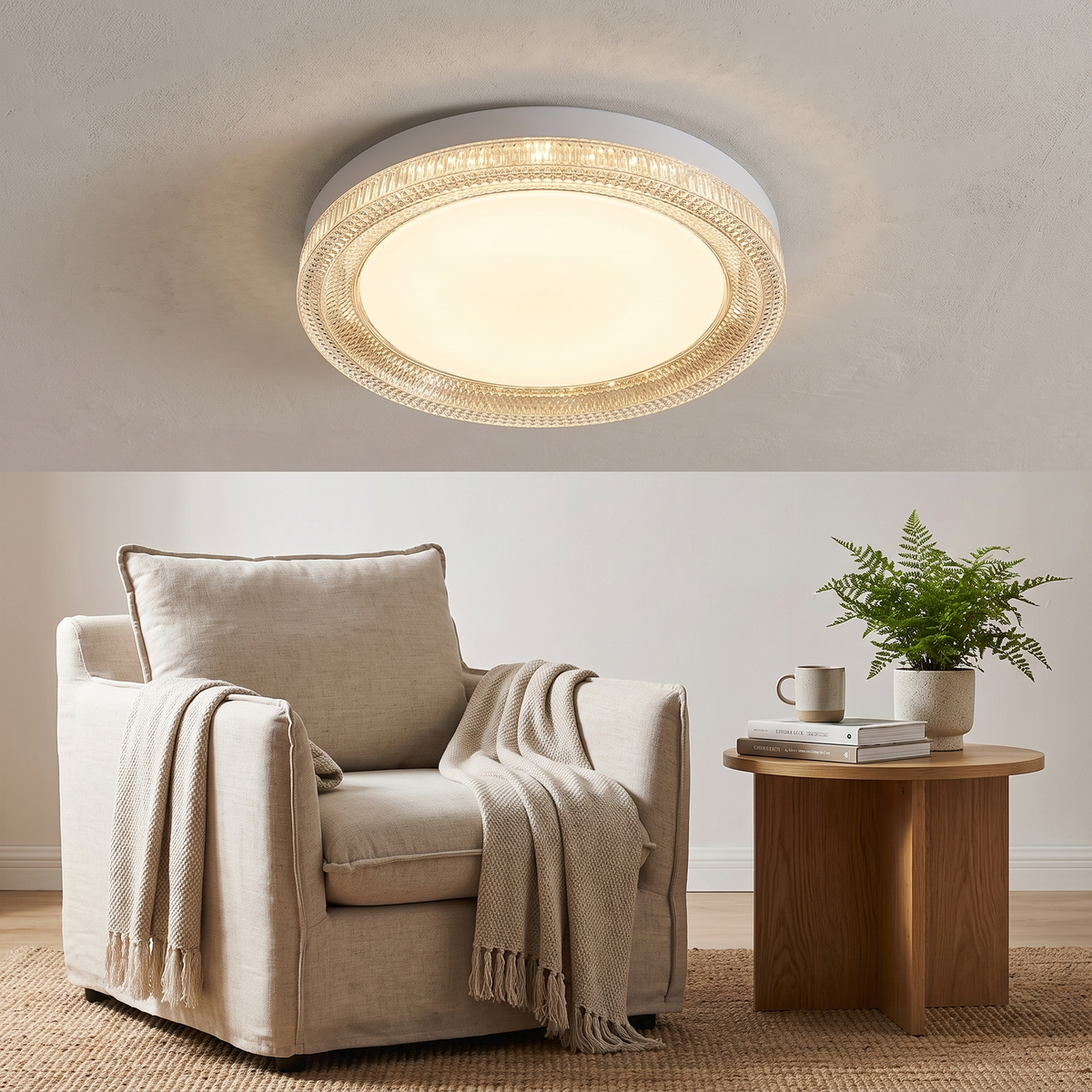 Crystal LED Ceiling Lamp
