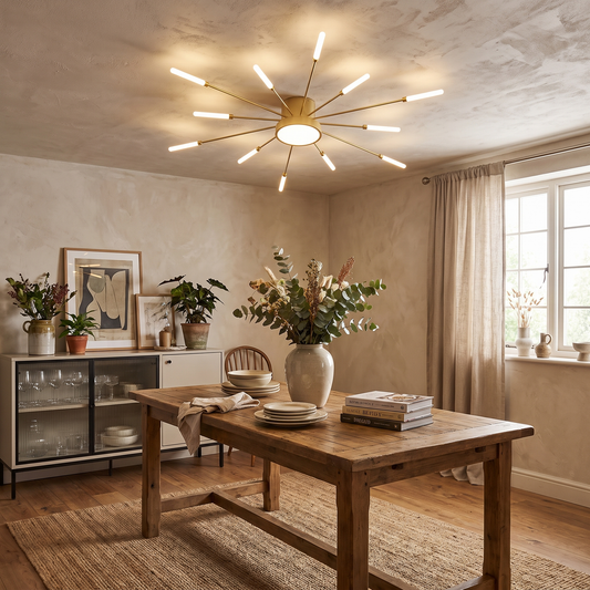 Fan Shaped LED Ceiling Lamp