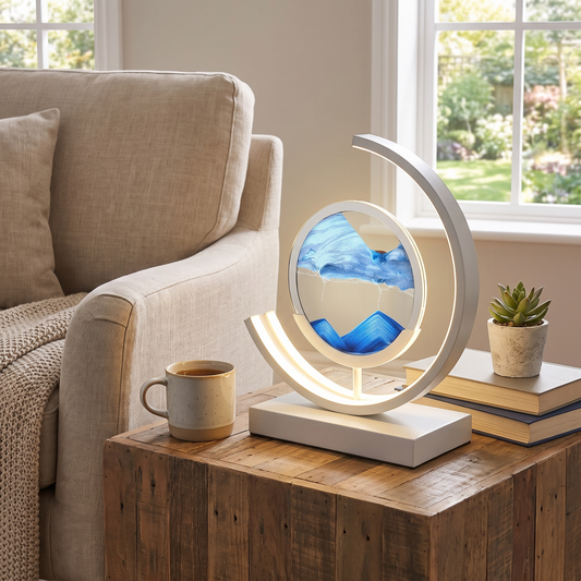 Moving Sand Art LED Table Lamp