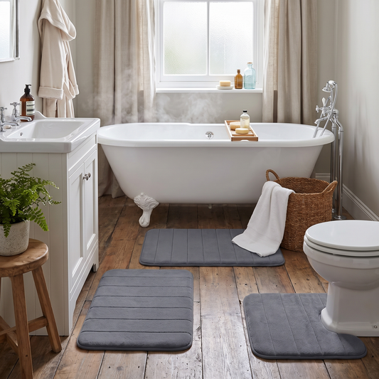 Memory Foam Bath Rug Set
