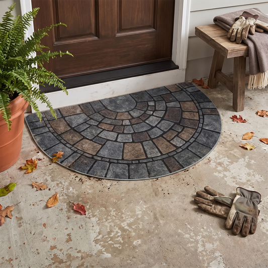 Semicircle Welcome Door Mat