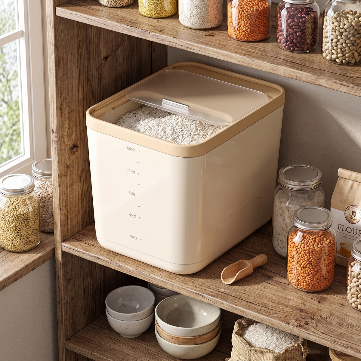 Sealed Rice Storage Box