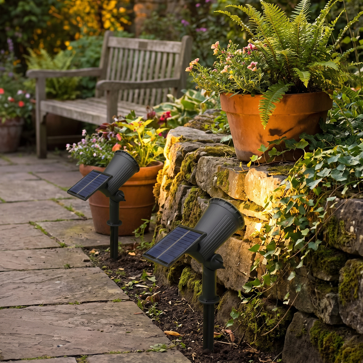LED Solar Spotlights