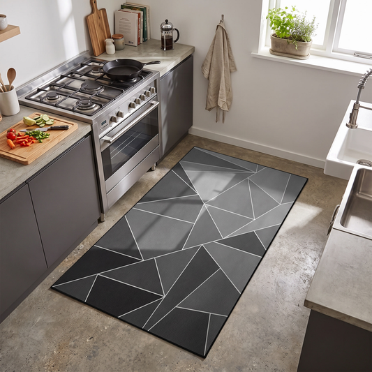 Geometric Kitchen Floor Mat