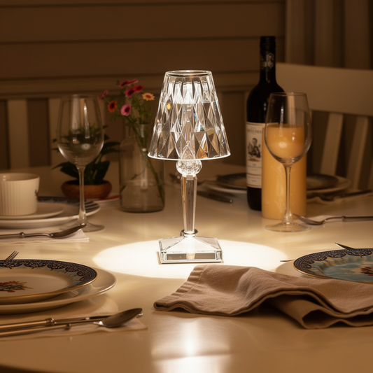Diamond Crystal LED Table Lamp