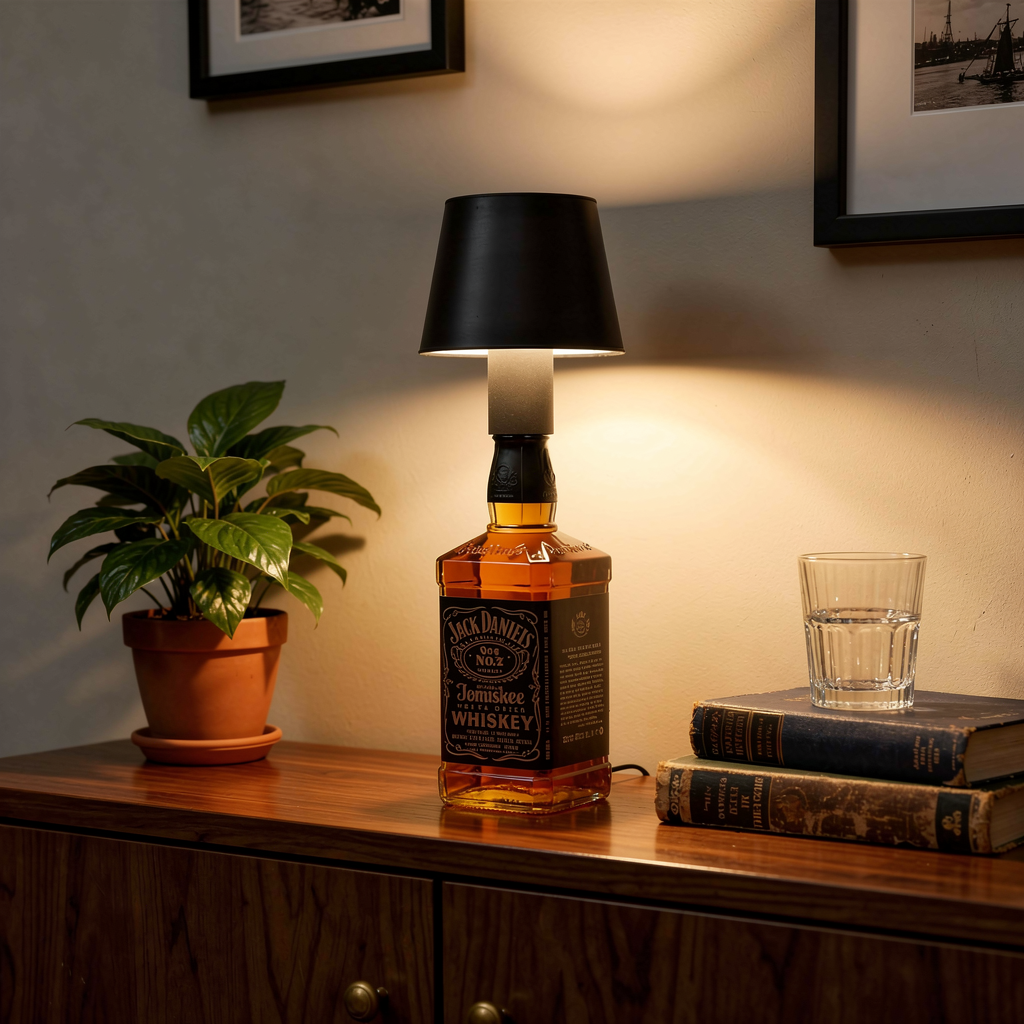 Wireless LED Wine Bottle Lamp